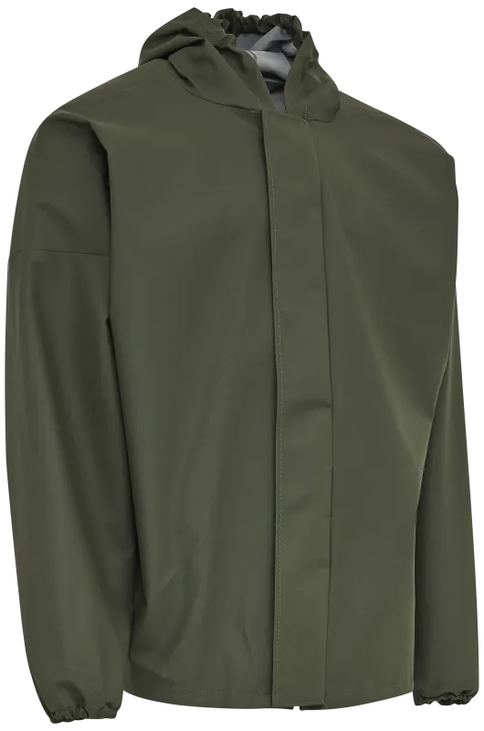 Regnjakke fiskeoliebest. 036600 oliven Str. 5XL