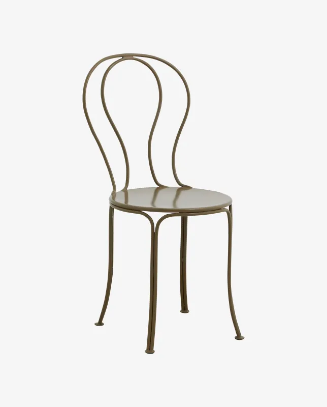 Nordal - OLIVO havestol  -  grøn  -  Ø40 × H92,5 cm