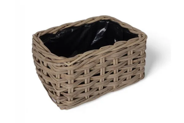Fletkurv - Kubu Naturrattan - 46x64 cm