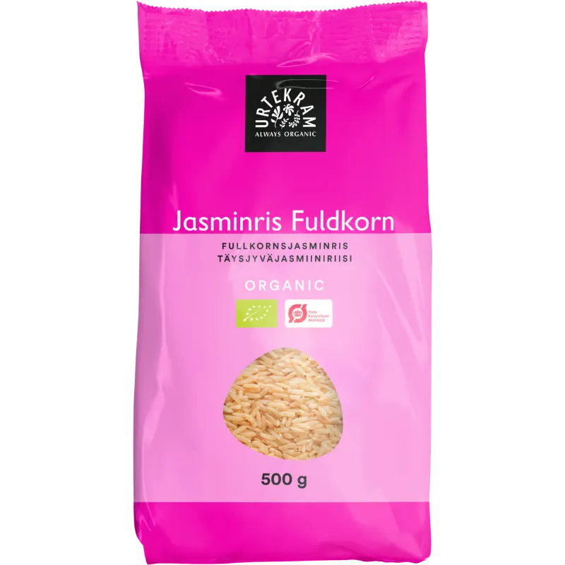 Urtekram Fuldkorns Jasminris Ø (500 gr)