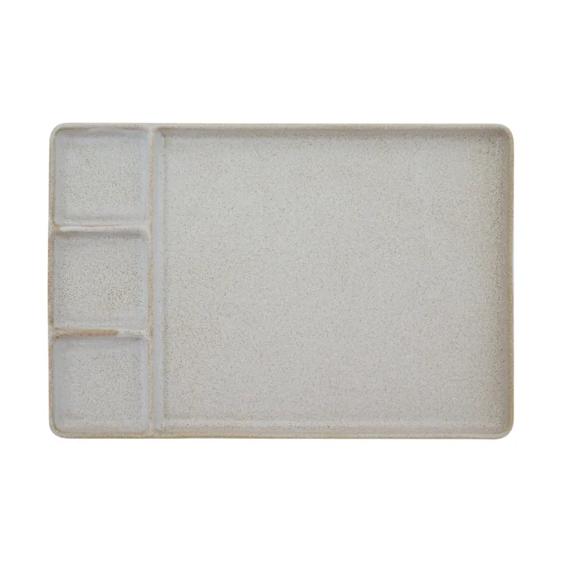 Aida RAW tapas- og sushifad 31,5 × 21,5 cm, sandbeige