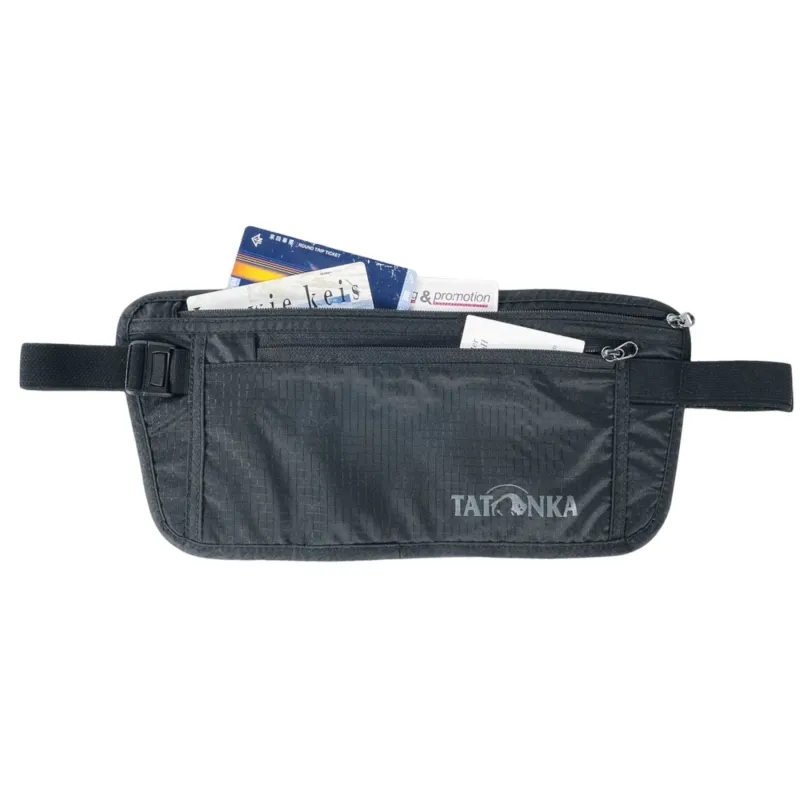 Tatonka Skin Moneybelt Int., bæltetaske, sort