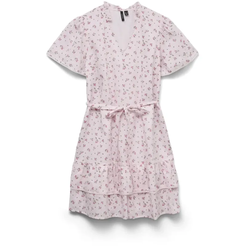 VERO MODA dame kjole VMTRINE - Pink-A-Boo Marguerite Pink Cosmos