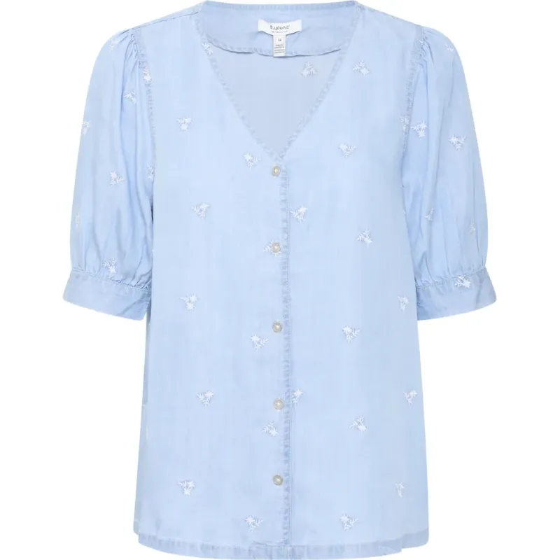 B.YOUNG dame skjorte BYKOSMO - Light Blue Denim