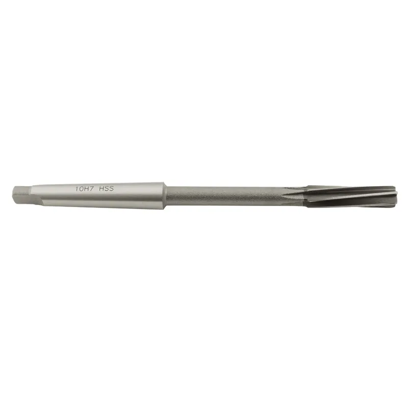 Maskinrival Ø10 med morsekonusskaft MK1 HSS H7 DIN 208 Form B
