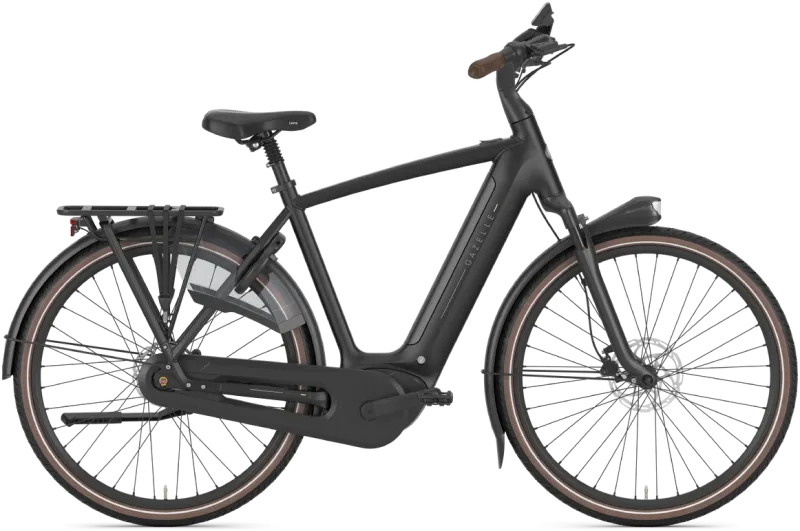 Gazelle Grenoble C8+ Herre 2026 - Black Mat