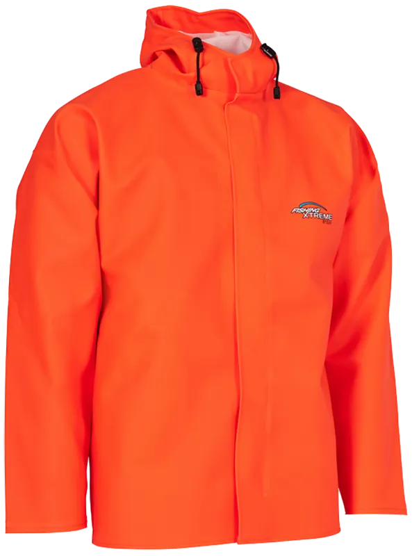 Regnjakke kraftig PVC 179801 fl. orange Str. S