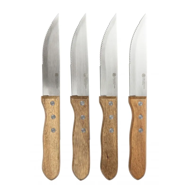 Steak BBQ knive Sæt med 4 stk. by Bercato®