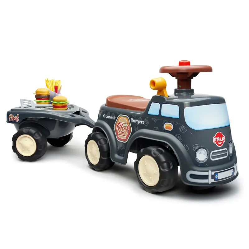 Falk - Food truck 1-3 år m. vogn og tilbehør