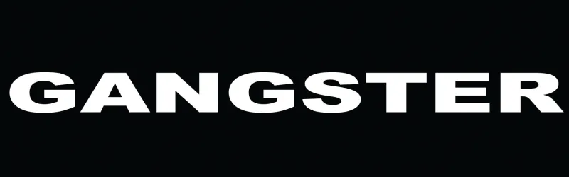 Julius-K9 - Label Gangster, large, 16x5 cm