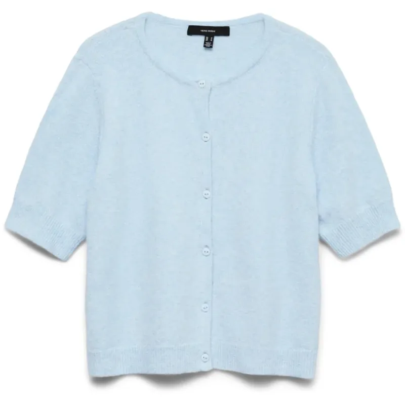 VERO MODA Dame Cardigan VMDoffy - Cashmere Blue MELANGE