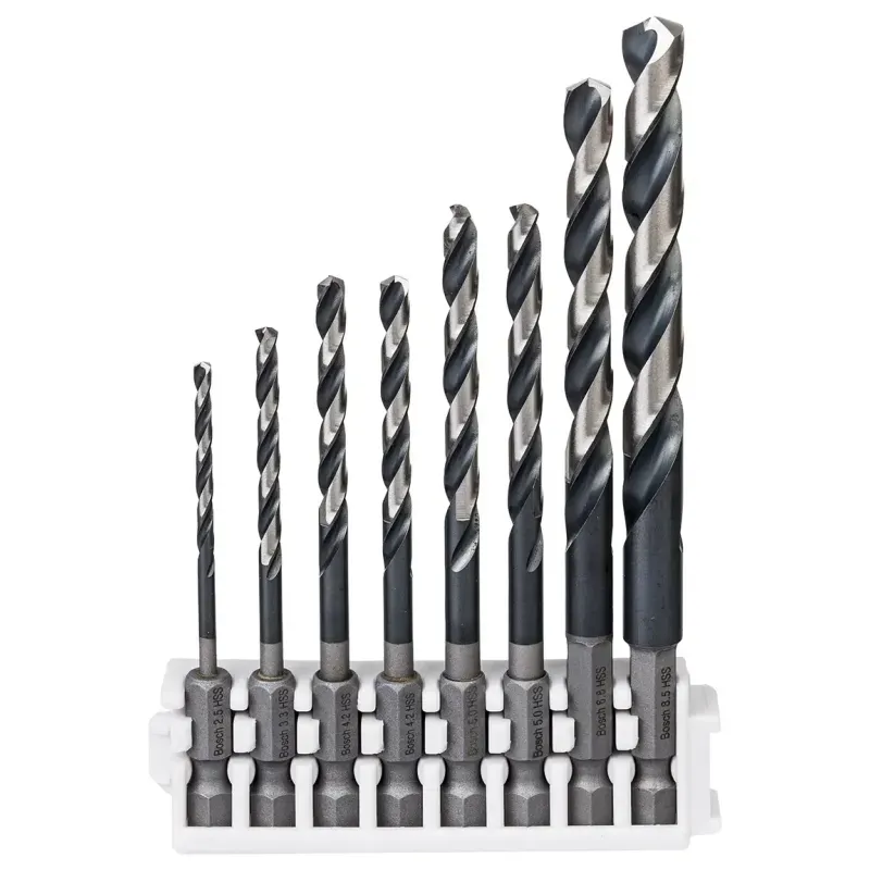 Bosch Metalborsæt HSS Impact 2,5-8,5mm 8stk - 2608577140
