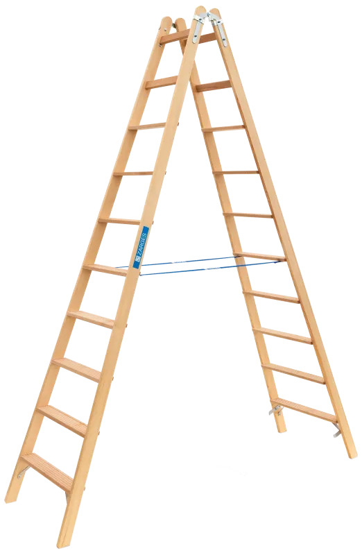 Wienerstige Crestastep B træ 2×10 trin 2,74 mtr