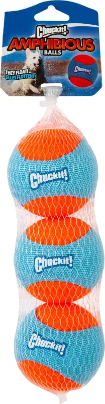 CHUCKIT - Amphibious bold, flydende 3 stk.