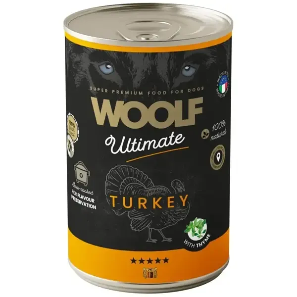 Woolf Ultimate Turkey dåsemad, 400g