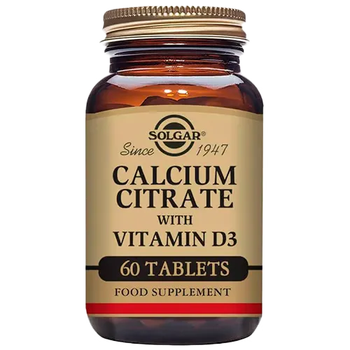 Solgar Calcium Citrate Vitamin D3 (60 tab)