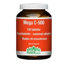Health Care Mega C 500 mg (150 tabletter)