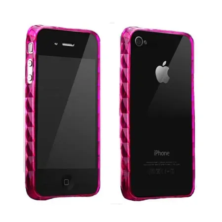 MORE Color Gem Polymer Jelly Bumper. Pink.