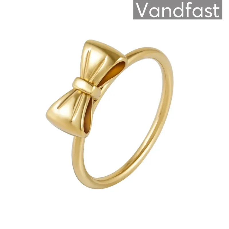 ANNEBRAUNER Bow Ring 18K Guldbelagt