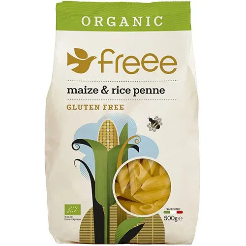 Majs & Ris Penne gl.fri  Øko. - 400 gram
