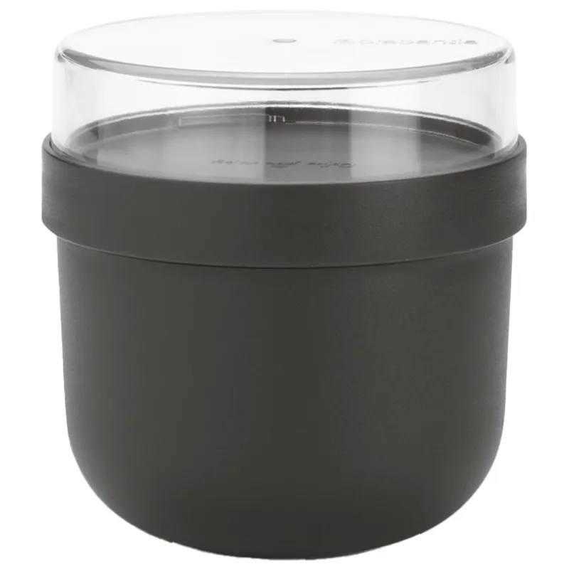 Brabantia Make & Take morgenmadsskål 0,5 liter, mørkegrå