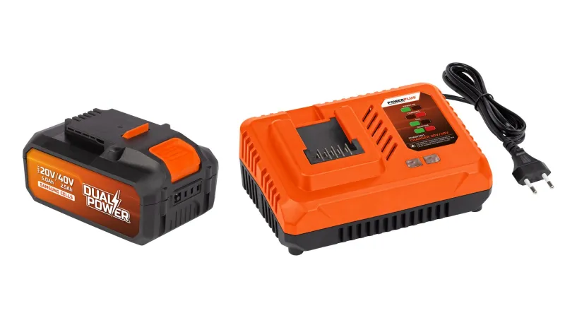 Batteri 40 Volt - Oplader 20/40 Volt