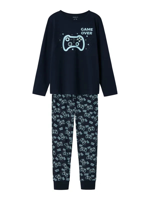 Name It Nightset Sapphire Game NOOS - Dark Sapphire - 86/92 cm