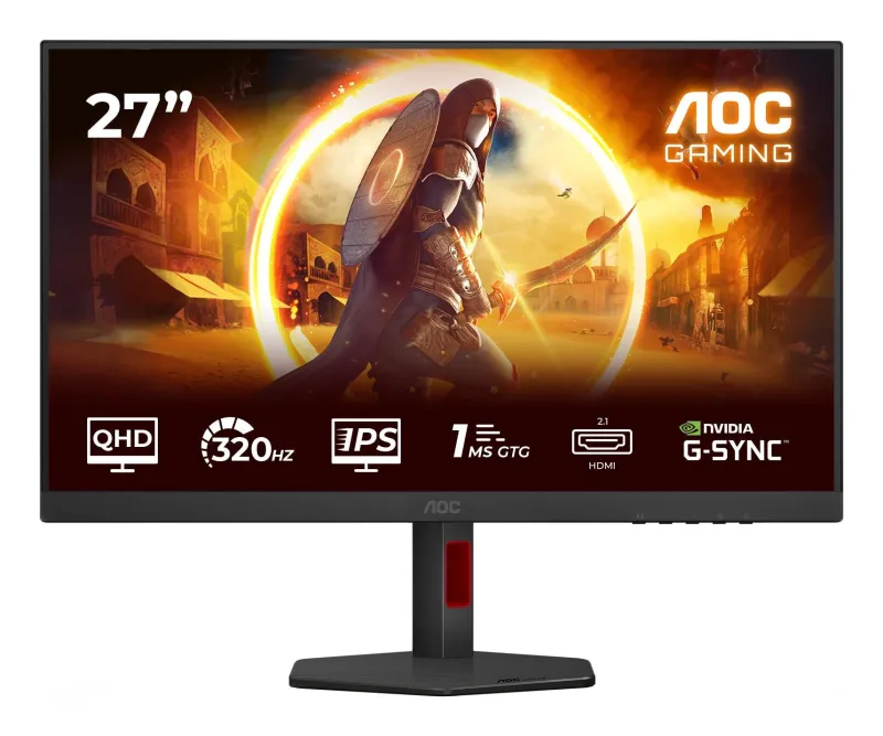 AOC Gaming Q27G4SRU 27" - 2560x1440 - 1ms - 320hz - Gaming Skærm - GEEKD.dk