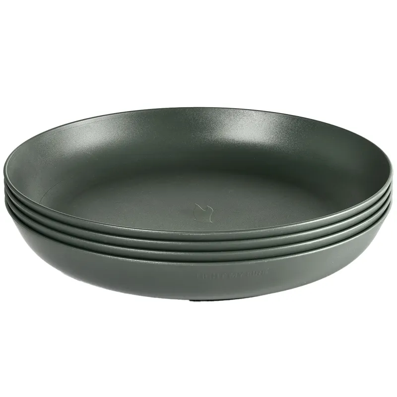 Light my fire RamenPlate udflugtstallerken, sage green, 4 stk.