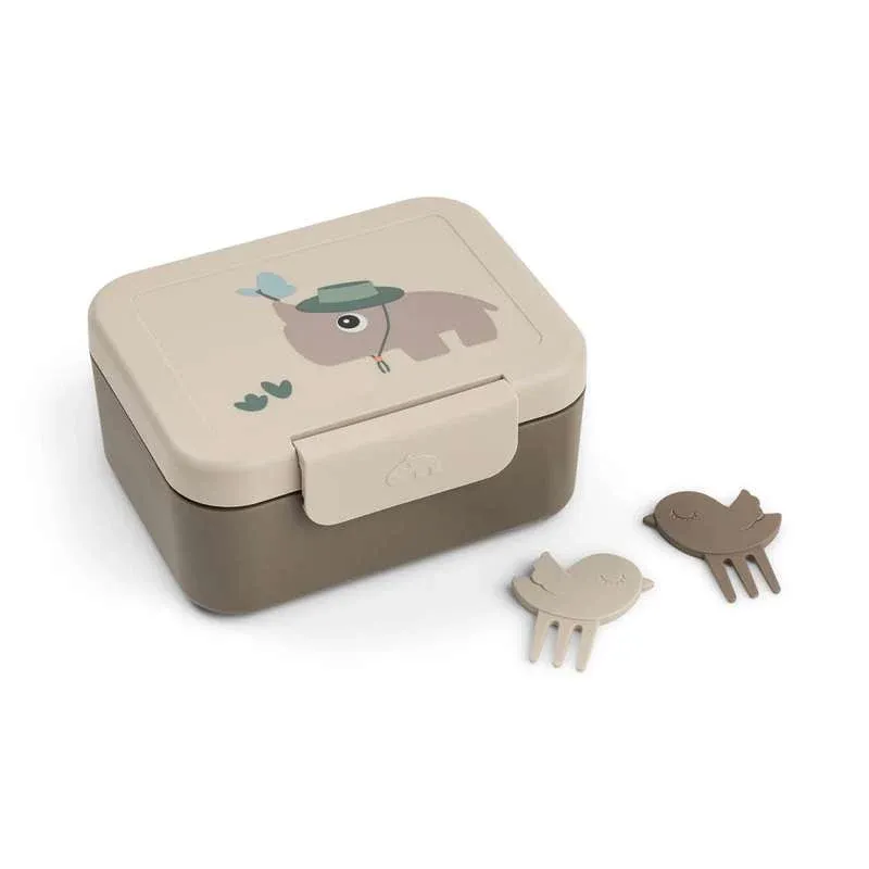 Done by Deer Lille Madkasse m. Snackpinde - Tiny Trails - Sand