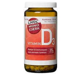 Livol D vitamin 35 mcg 350 tab.  DATOVARE: 02/2026