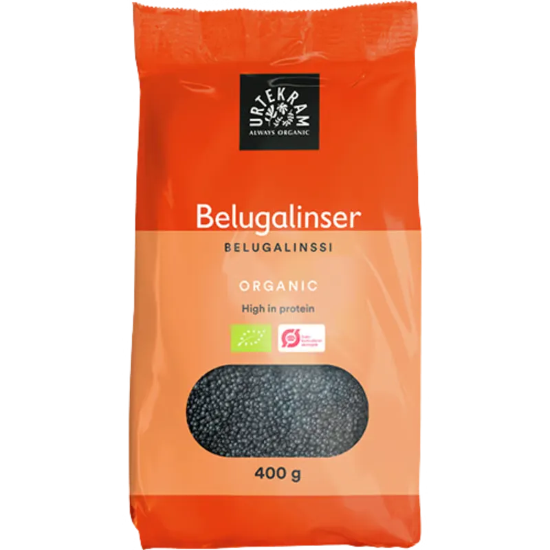 Urtekram Beluga linser Ø (400 gr)