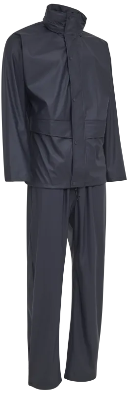 Regnsæt jakke/taljebukser PU 0163124 navy Str. 4XL