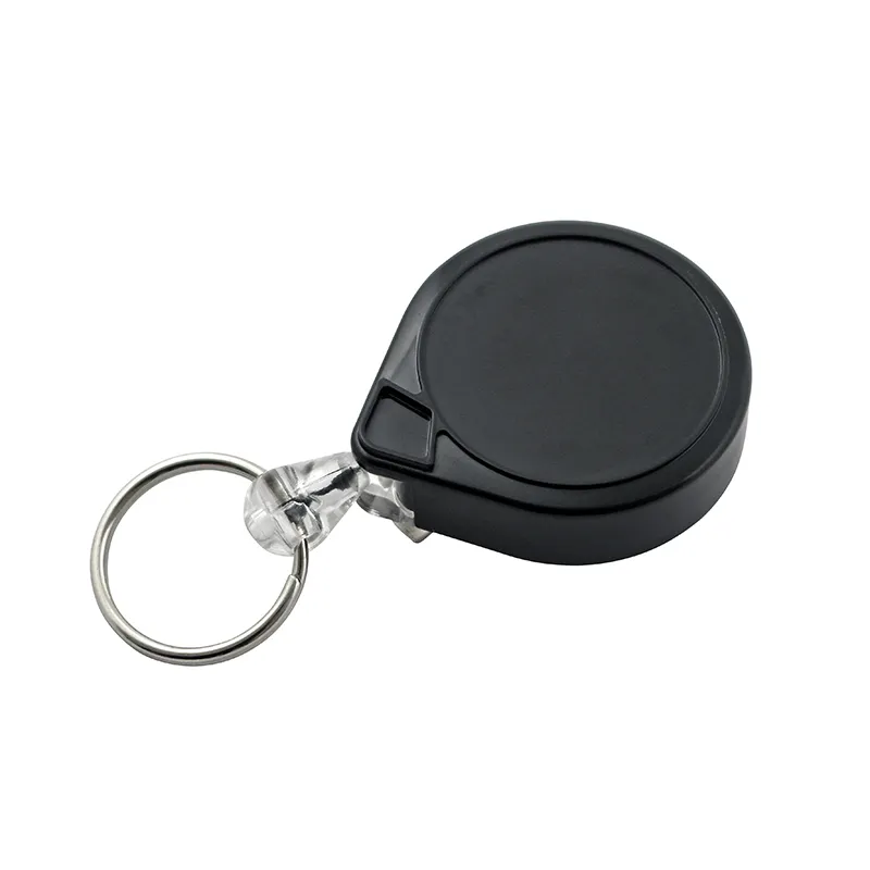 KEY-BAK nøglering Mini-Bak SORT med clips
