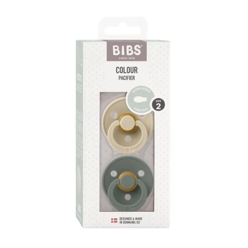Bibs Colour - 2-pak, Str. 2 (6+ Mdr.), Symmetrisk - Latex