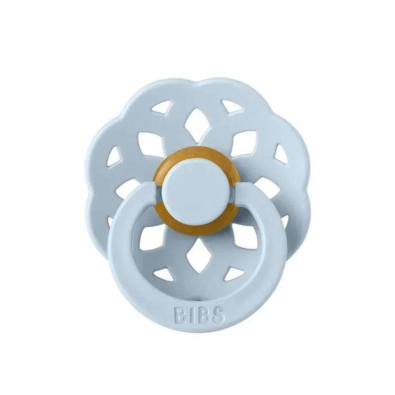 BIBS Rund Boheme Sut - Str. 2 - Naturgummi - Baby Blue