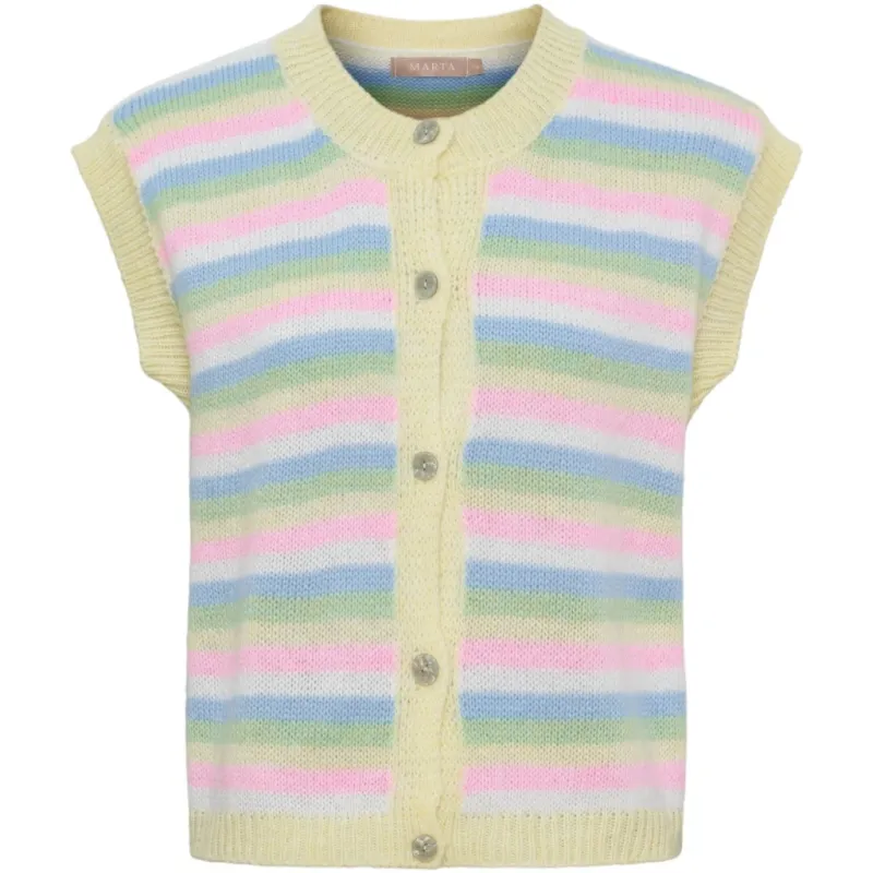 Marta du Chateau dame vest MdcNovalie 9603B - Yellow