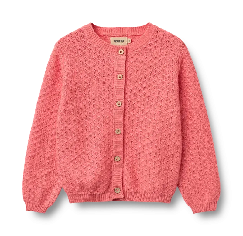 Magnella Strik Cardigan - Coral - 110