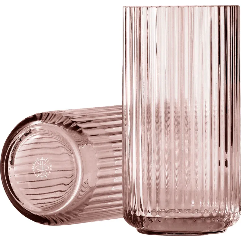 Lyngby porcelæn Lyngbyvasen 31 cm., glas - burgundy