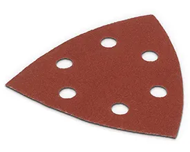 Trekant sliberpapir K240 5 stk. VELCRO