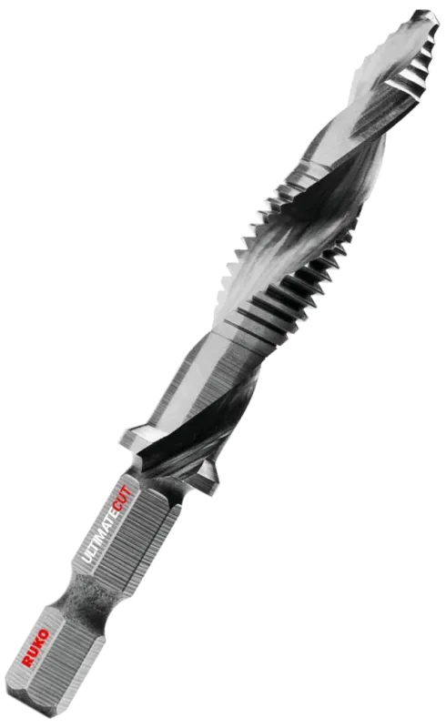 Kombitap HSS 1/4" 6kt M10 FlowStep lang