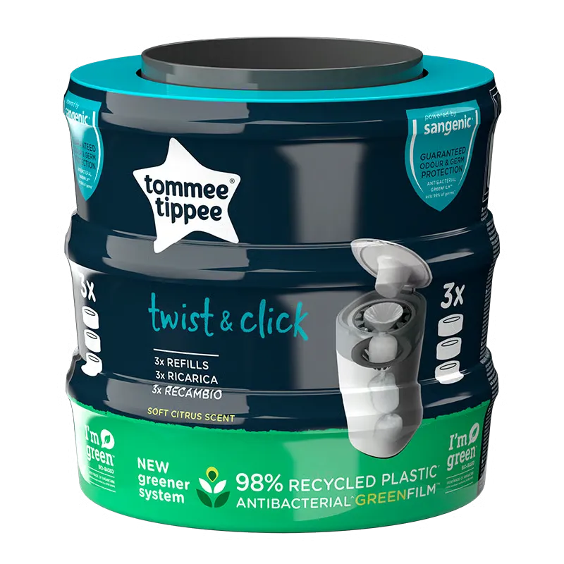 Tommee Tippee Twist & Click Refill (3 stk)