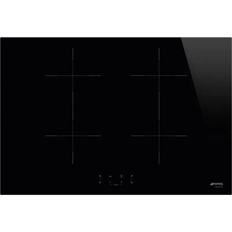 Smeg SIB2741D induktionskogeplade 75 cm, sort