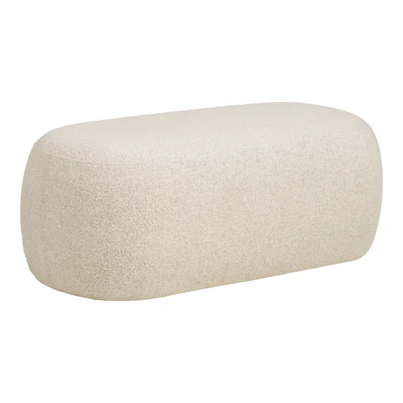 House Nordic - Blossomville Bænk  -  Sand Bouclé  -  100 x 50 x 38 cm