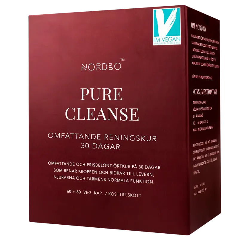 Nordbo Pure Cleanse Vegansk (2x60 kaps)