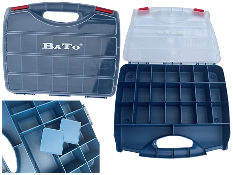 Bato sortimentboks, 23 rum m/18 delere