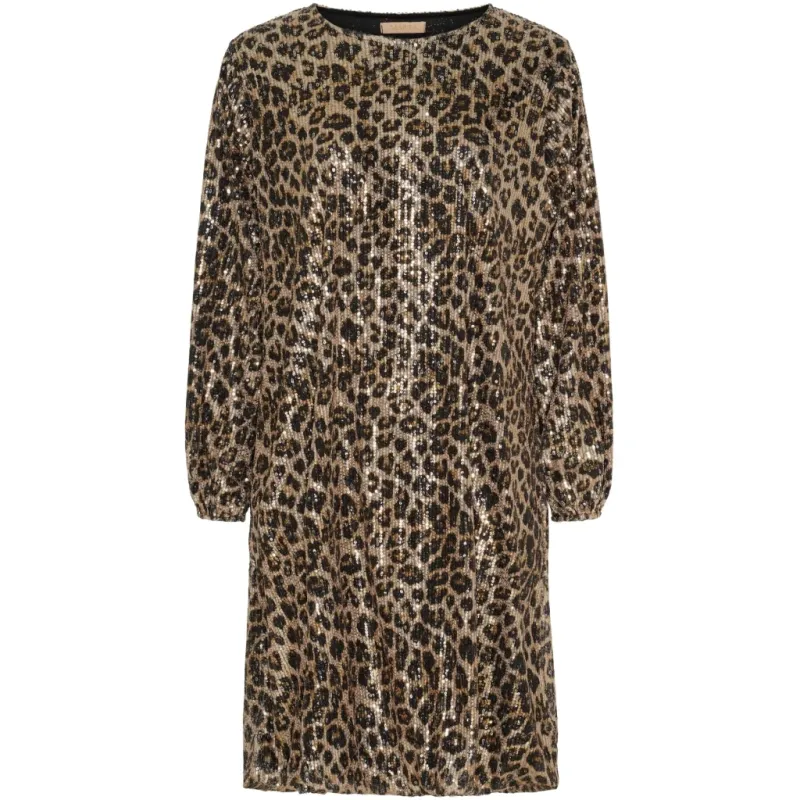 Marta du Chateau dame kjole MdcBeline 6607 - Leo Print