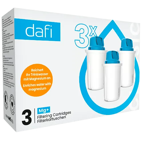 Dafi Filterpatroner 3-Packmagnesium Mineraler (1 sæt)