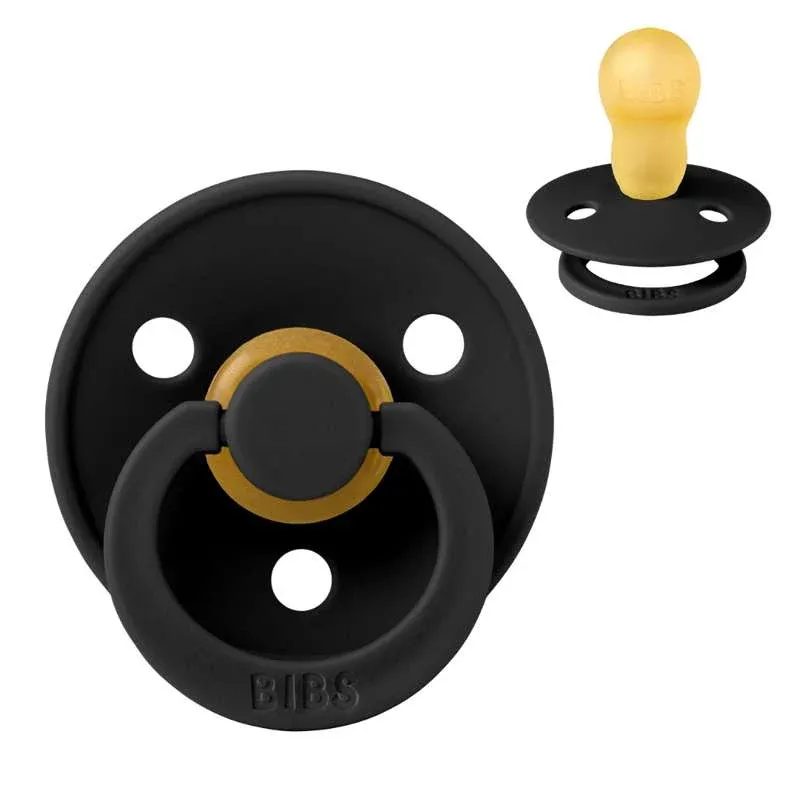BIBS Rund Colour Sut - Str. 3 - Naturgummi - Black