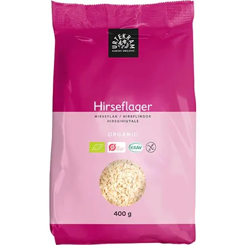 Hirseflager Økologisk - 400 gram